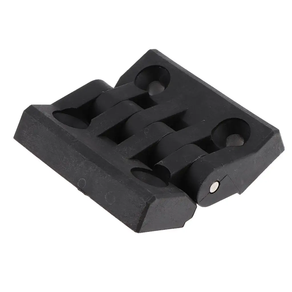

Adjustable Torque Position Control Hinge with Holes, ABS, 64mm x 64mm, Black