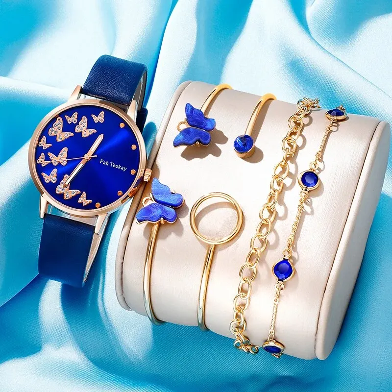 FanTeeDa женские модные кварцевые наручные часы со стильным браслетом круглый