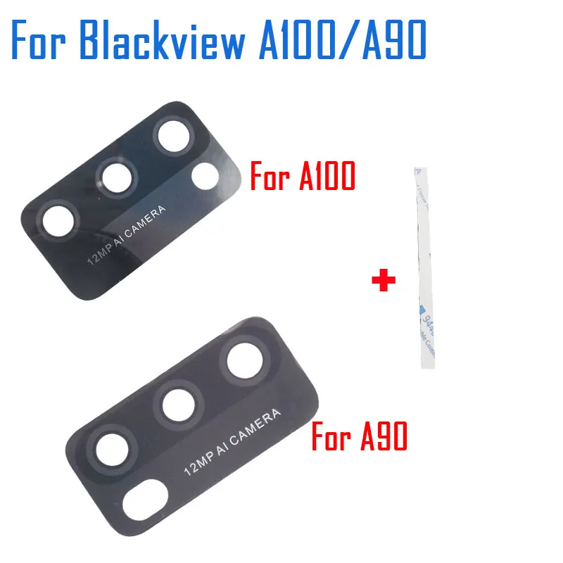 

New Original Blackview A100 A90 Phone Rear Camera Lens Glass Cover Repair Replacement Accessories Parts For Blackview A100 Phone