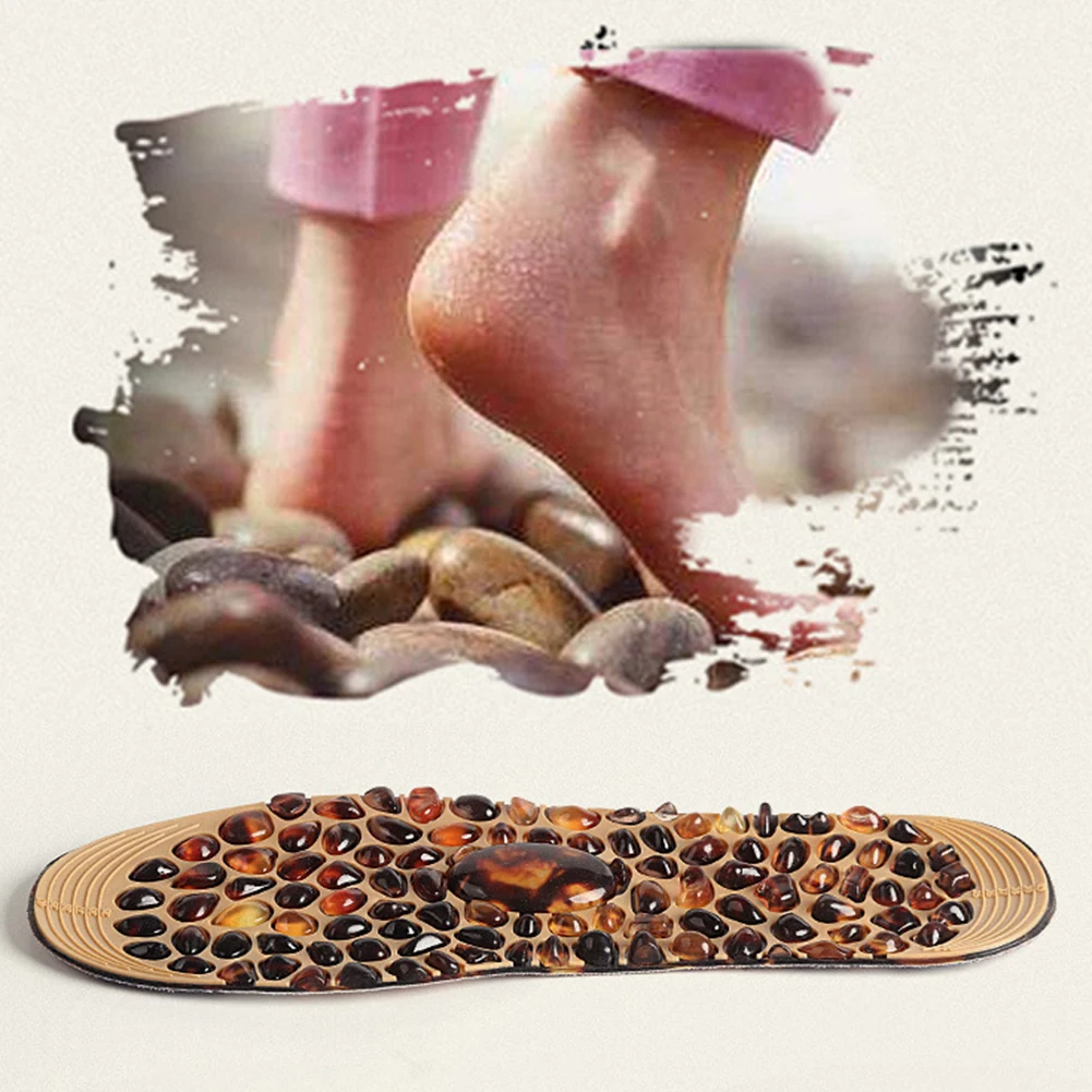 

Soft Rubber Cobblestone Therapy Acupressure Pad Feet Massager Insole For Shoes Unisex Insoles Improve Blood Circulation