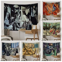picasso abstract art tapestry art printing wall hanging decoration household wall art decor
