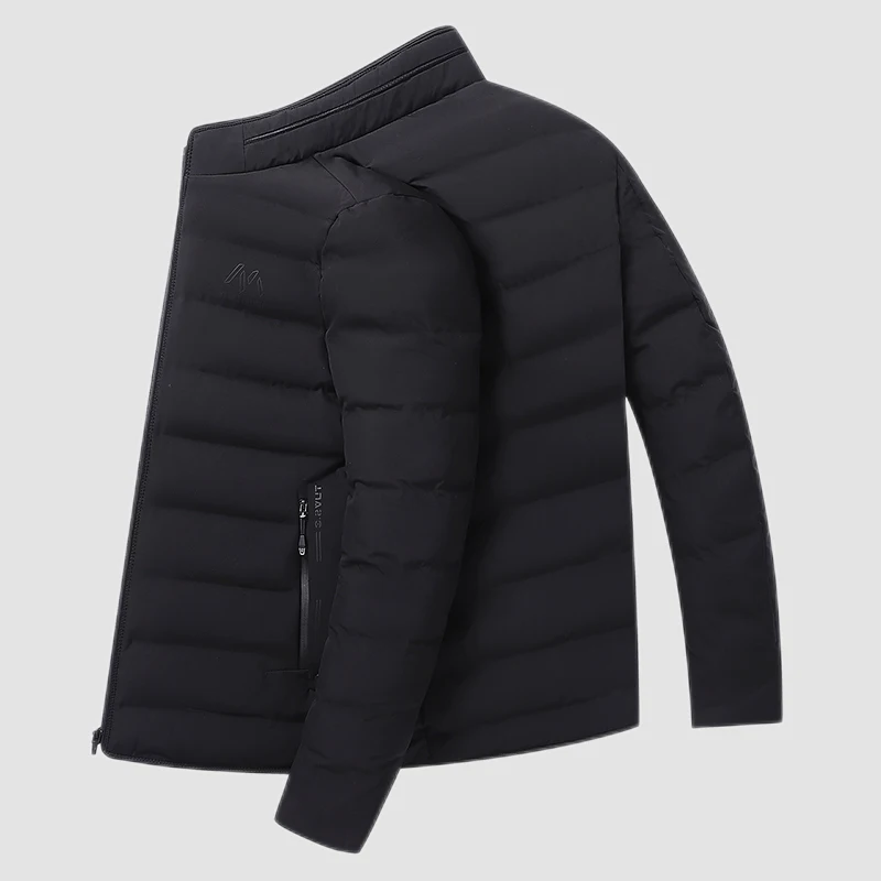 Рисунок 2 - Мужская теплая парка-пуховик; Цвет черный