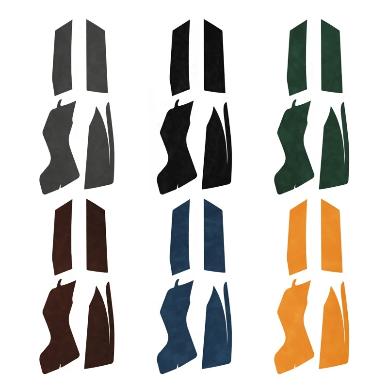 

E65A 0,4 мм Толстая кожаная мышь, Нескользящая лента, наклейки для мыши, коньки, боковые Стикеры для мыши logitech G502, впитывающая влагу, предварител...