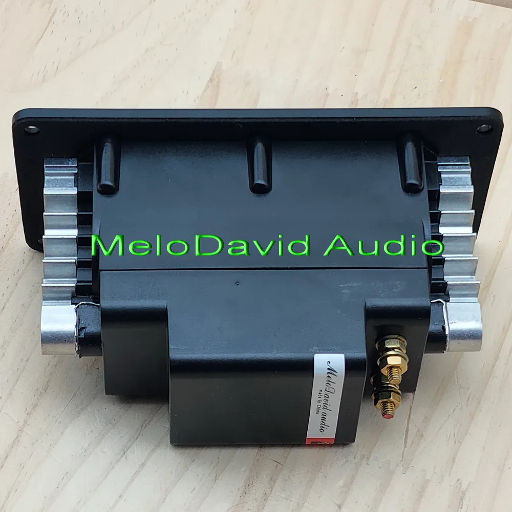 Фото Комплект из 2-х алюминиевых ленточных твитеров MeloDavid RB150NEO с неодимовым магнитом и передней панелью 110 мм №5