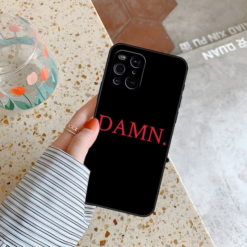 Kendrick Lamar Humble Phone Case For OPPO Find X3 X2 X5 RENO 8 6 7 4 Pro Plus A57 A16 A54 A74 A54 A97 A53 Black Coque
