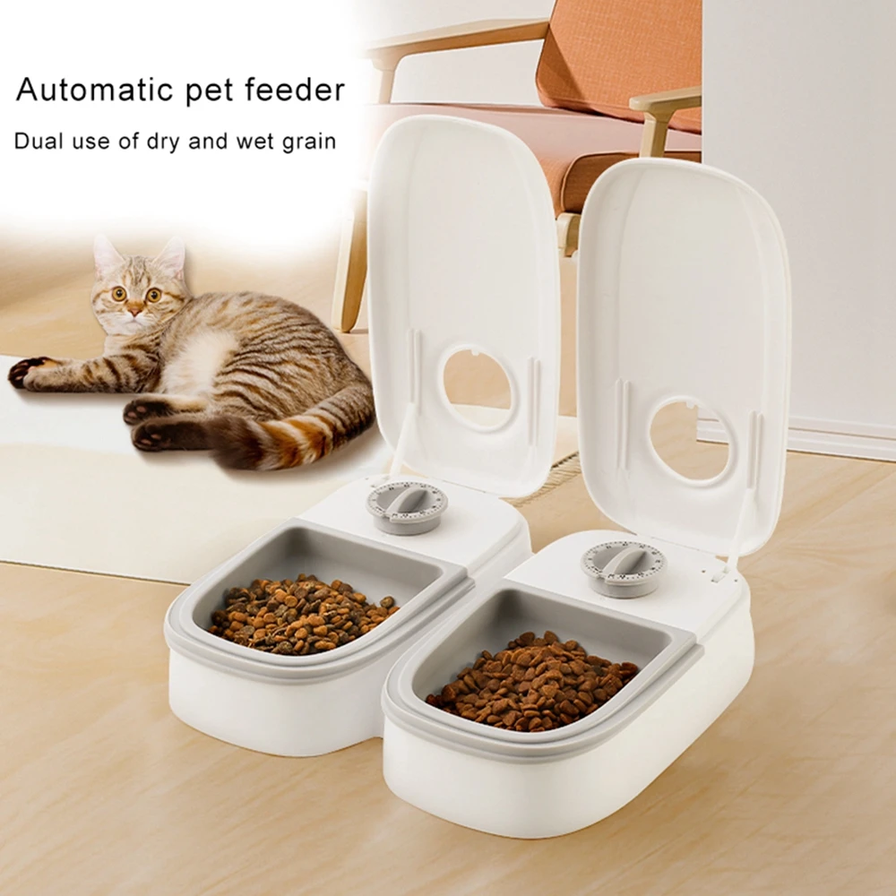 

Pet Automatic Feeder Schedule Meal Or Treat Cat Mate Automatic Digital Feeder For Cats Dogs Dry Food Cat Food Dispenser Accessor