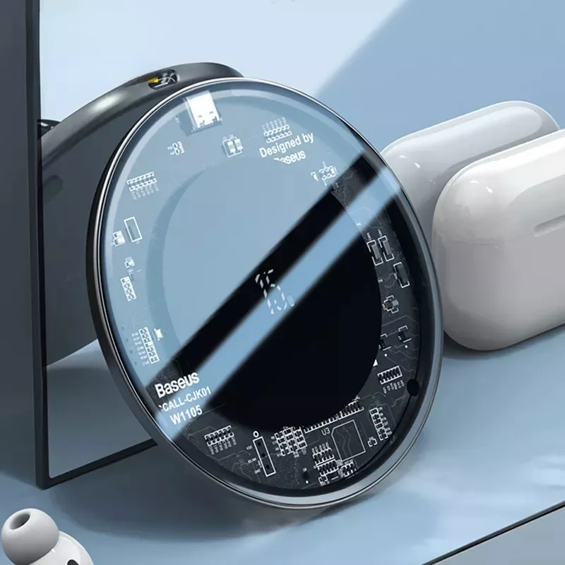 

15W Qi Wireless Charger For iPhone12 Mini 11 Pro Max Induction Fast Wireless Charging Pad For Airpods