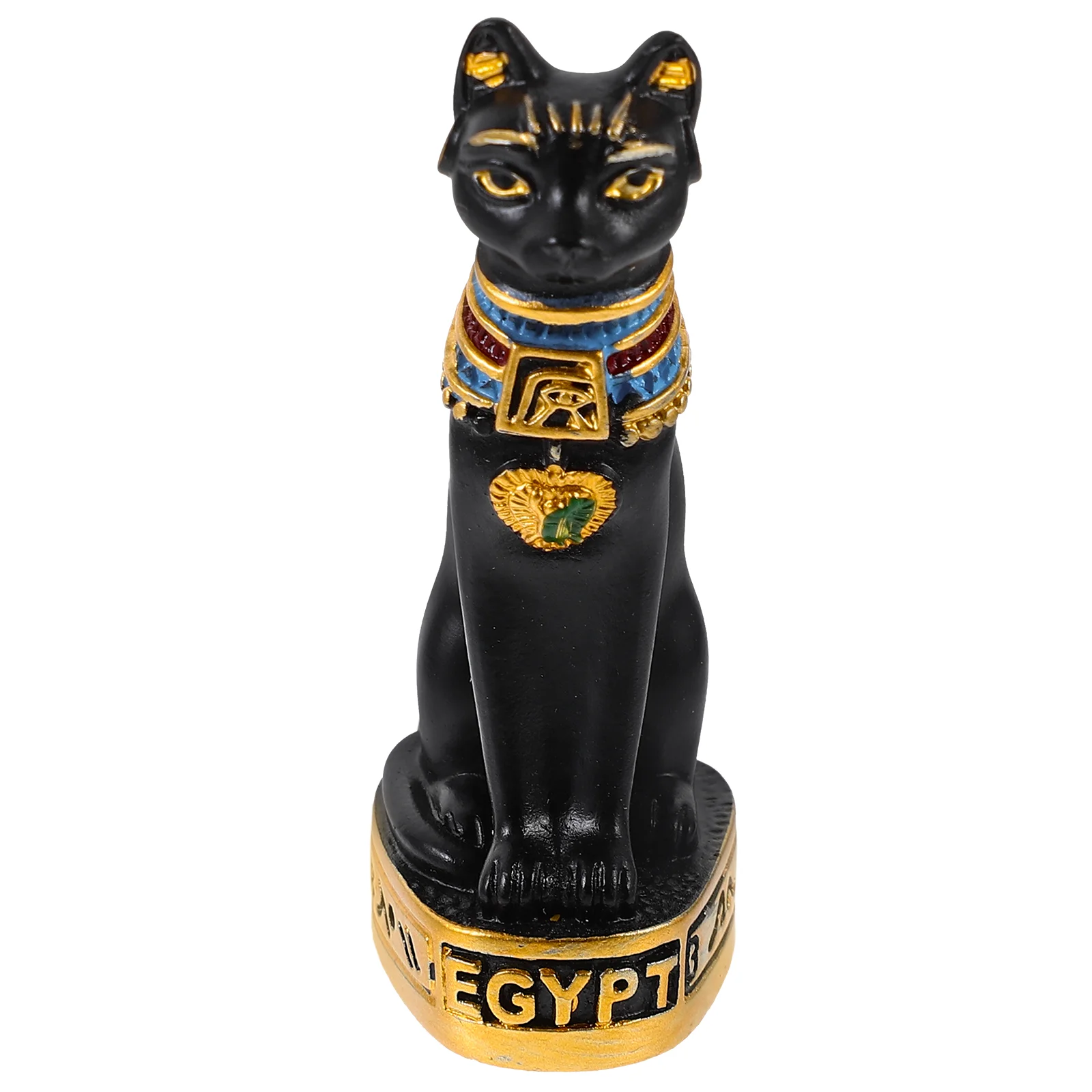 

Egyptian Decor Cat Figurine Home Figurines Chic Resin Desktop Decoration Tiny Animals Statue