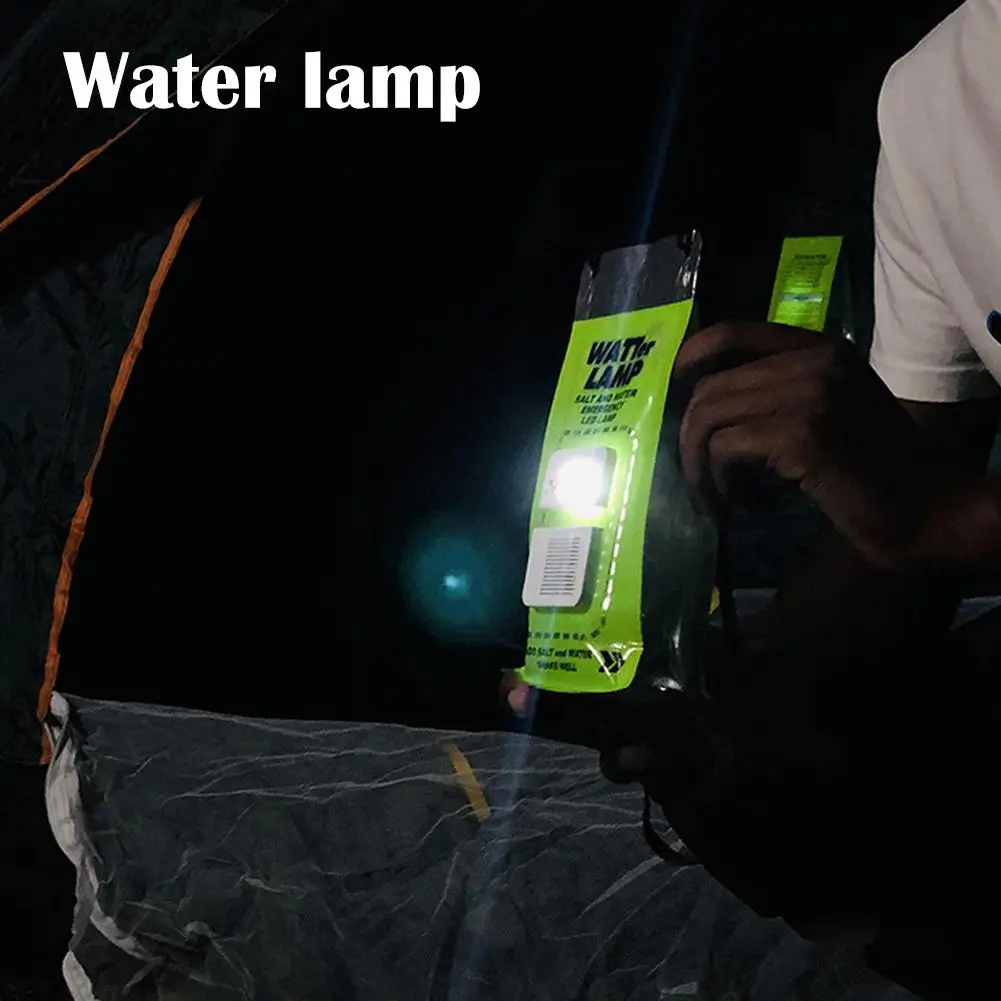 

2023 Salt Water Lantern Lamp Emergency Night Light For Camping Outdoor Brine Camping LED Light Outdoor Emergency Night Fish V2D8