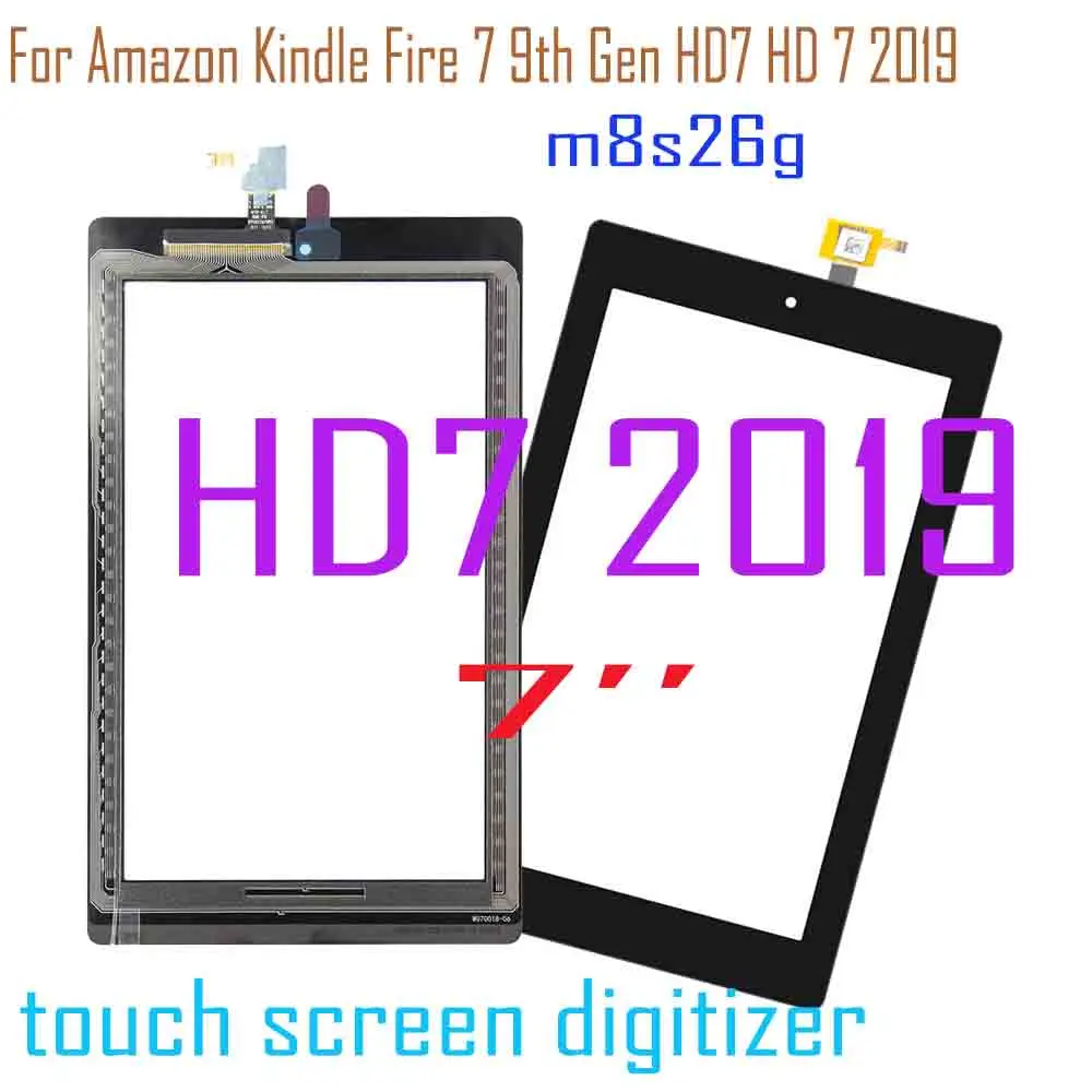 Сменный сенсорный экран AAA + 7 дюймов для Amazon Kindle Fire 7 9-го поколения HD7 HD 7 2019 дигитайзер сенсорного экрана m8s26g стеклянная панель