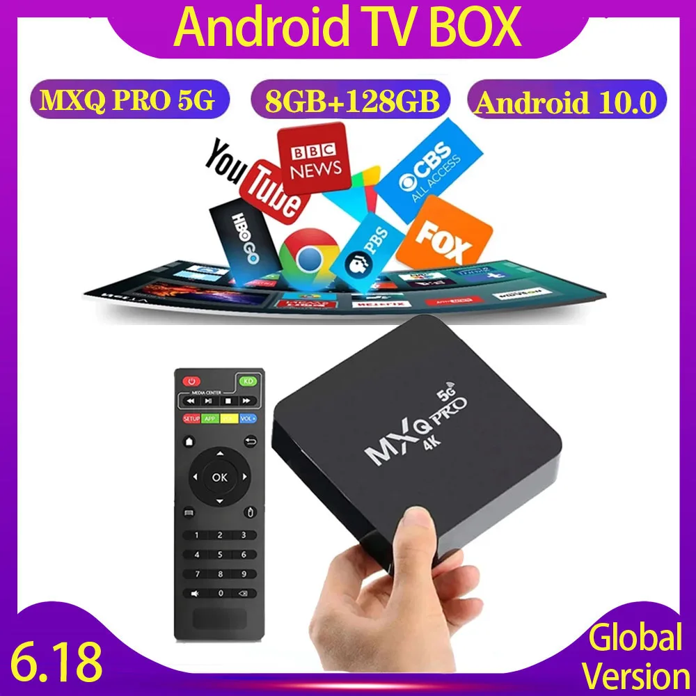 

Умная ТВ-приставка 7T BOVV, Android-приставка MXQ PRO 3D 4K, видео, Android-приставка, поддержка 4K, Прямая поставка