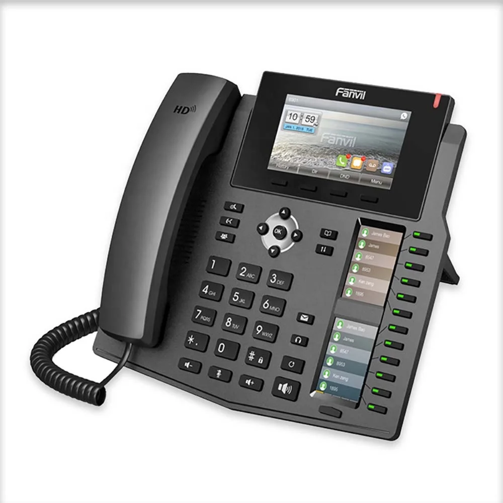 Fanvil X6u внутренняя IP-камера умная цифровая камера телефон с тремя ЖК-дисплеями