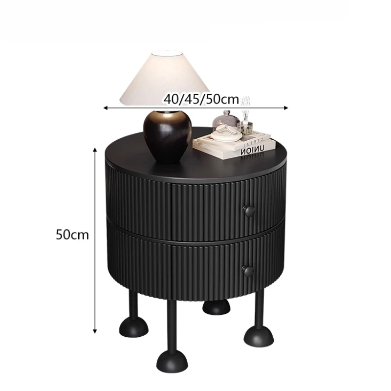 Эстетическая простая тумбочка с ящиком для хранения современная итальянская