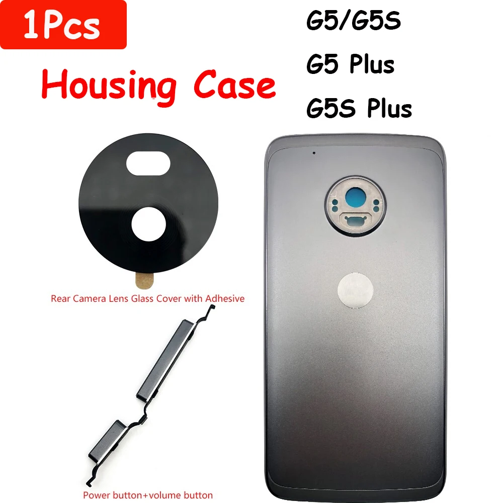 

Original Battery Cover Back Rear Door Housing Case For Motorola Moto G5 Plus G5S Plus G 5G Plus Battery Cover Replacement Parts