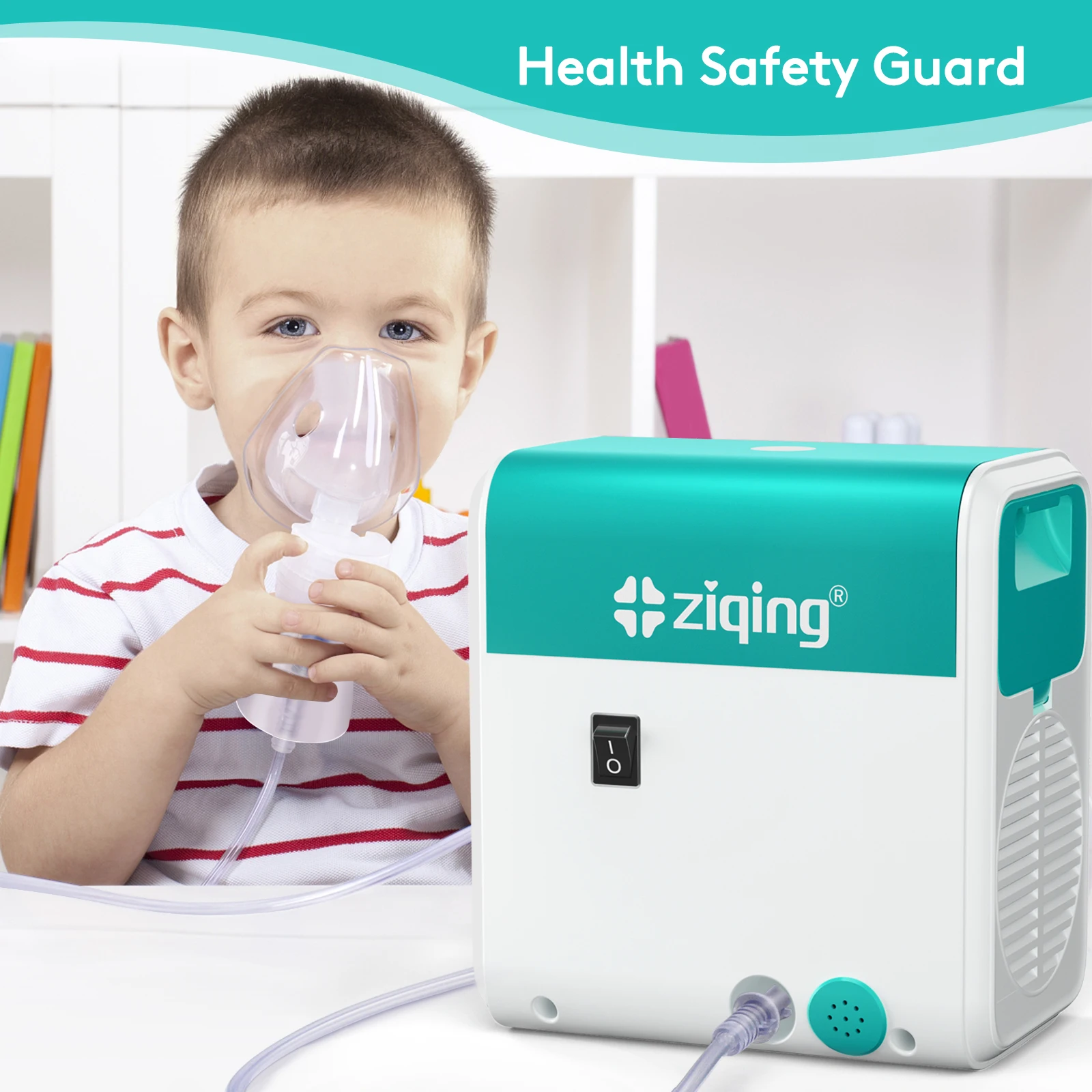 Ziqing Health Care Hands-free Inhale Nebulizer silent Ultrasonic inalador nebulizador Children Adult Automizer Humidificador