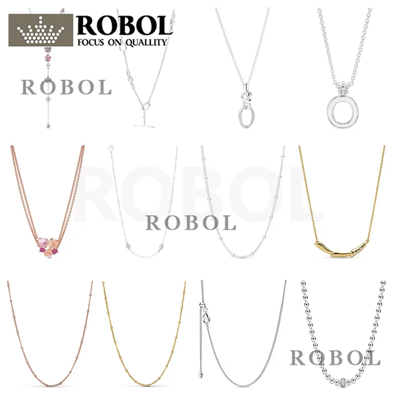 

High-quality Boutique 925 Sterling Silver Necklace, New Exquisite Jewelry for Autumn, Full of Peach Blossoms, Romantic and Pure