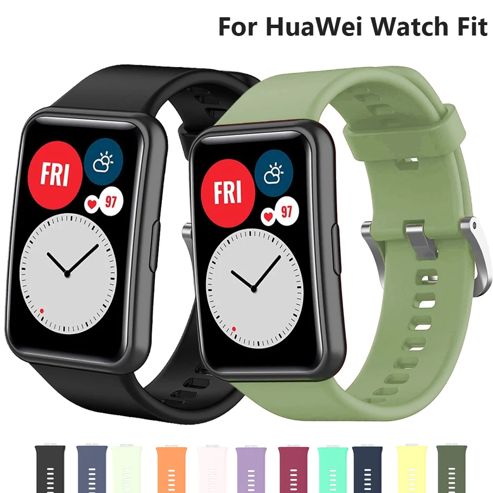 

Silicone Strap For Huawei Watch FIT Band Smartwatch Accessories Replacement Wristband Belt bracelet Huawei Watch fit 2020 band