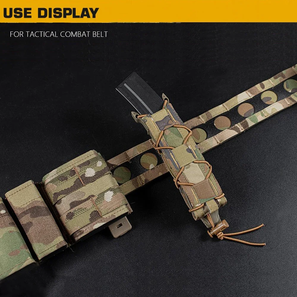 Фото MP5 MP7 Mag Pouch 9 мм .45 Длинная сумка-держатель для магнитов Тактическая модульная сумка MOLLE Open Mag Pouch Carrier Hunting Air мягкие аксессуары №1