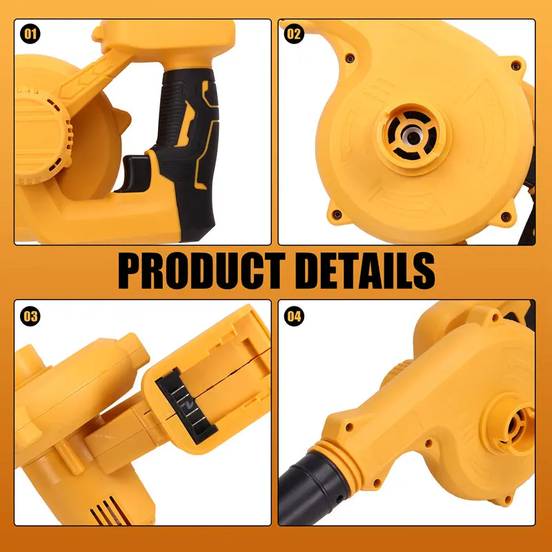 Щеточная аккумуляторная воздуходувка для листьев Dewalt Battery Воздуходувка и