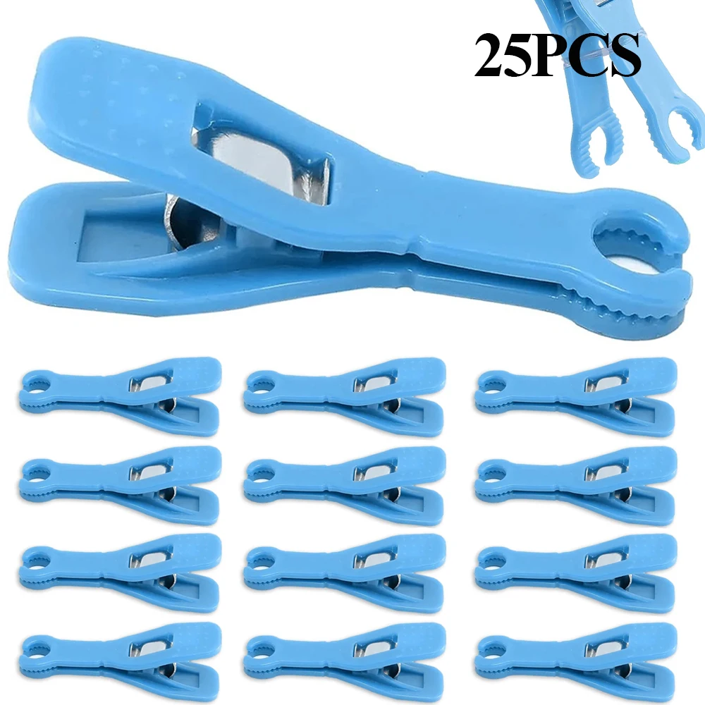 25 шт. стерильные круглые зажимы для пирсинга