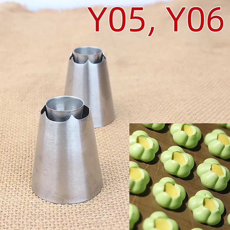 

1Pc Big Size Cookie Nozzles Stainless Steel Russian Nozzles Pastry Tube Icing Piping Tips Cake Cookies Dessert Decor Bake Tool