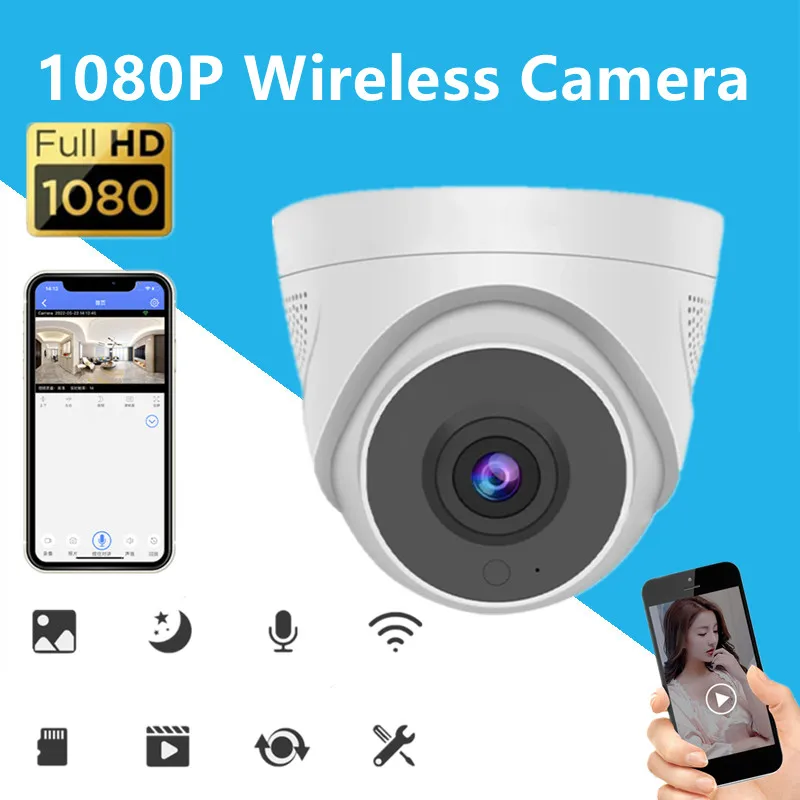 

Беспроводная камера видеонаблюдения, 1080P, Wi-Fi, 360