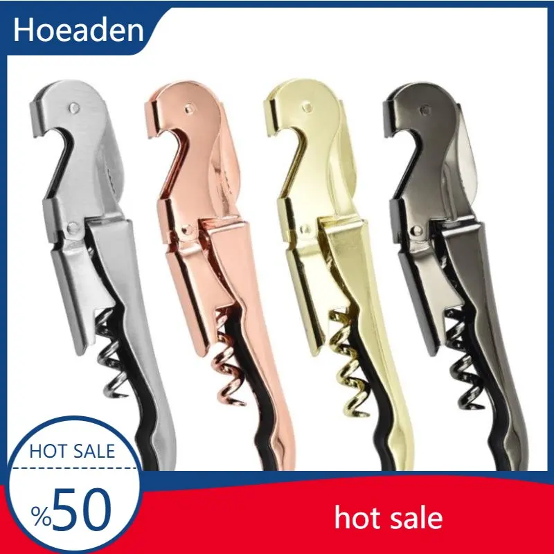 

Plating Stainless Steel Red wine Corkscrew MultiFunction Wine Opener Bar Tools