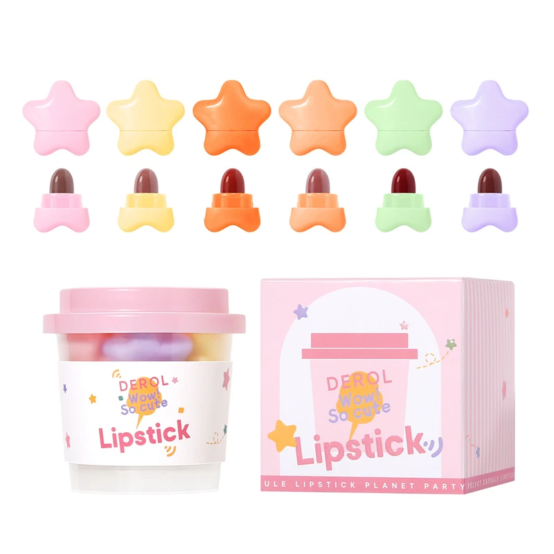

8/10Pcs Mini Capsule Lipstick Set Velvet Matte Waterproof Lip Tint Makeup Long Lasting Lip Glaze Set Portable Cosmetics