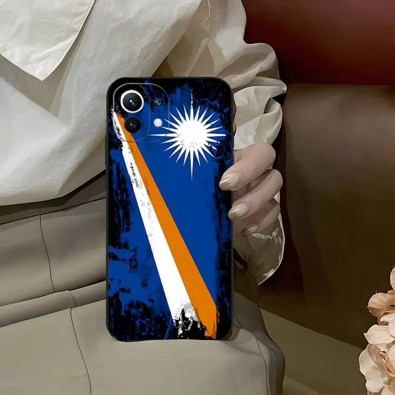 Чехол для телефона с флагом острова Маршалла Xiaomi Redmi Note 11 11Pro 11ePro 10 10Pro 9 8 6 Pro 10T 9A 8T 7A