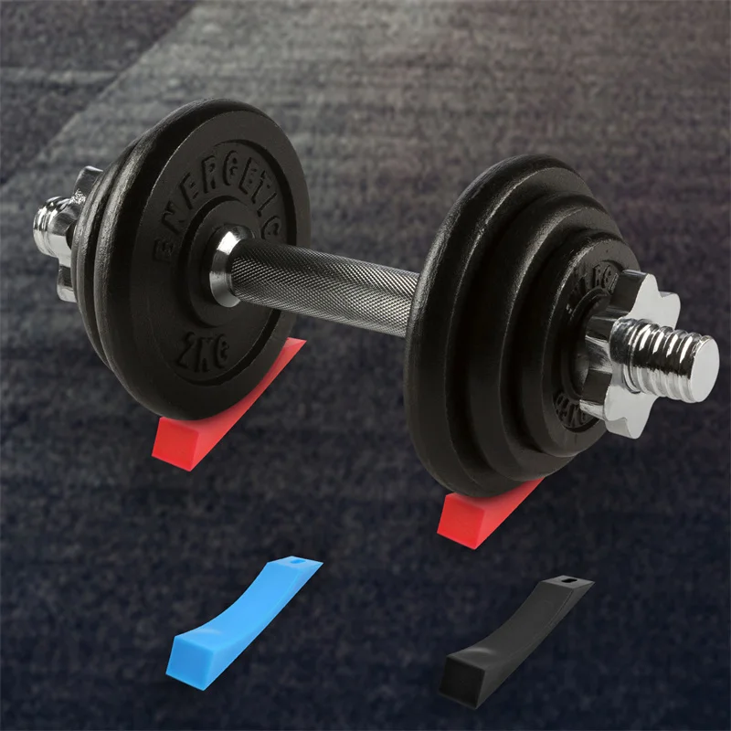 

1pair Dumbbell Bracket Deadlift Bar Jack Alternative Wedge Load and Unload Barbell Weight Plates Easy Install Deadlift Wedge Way