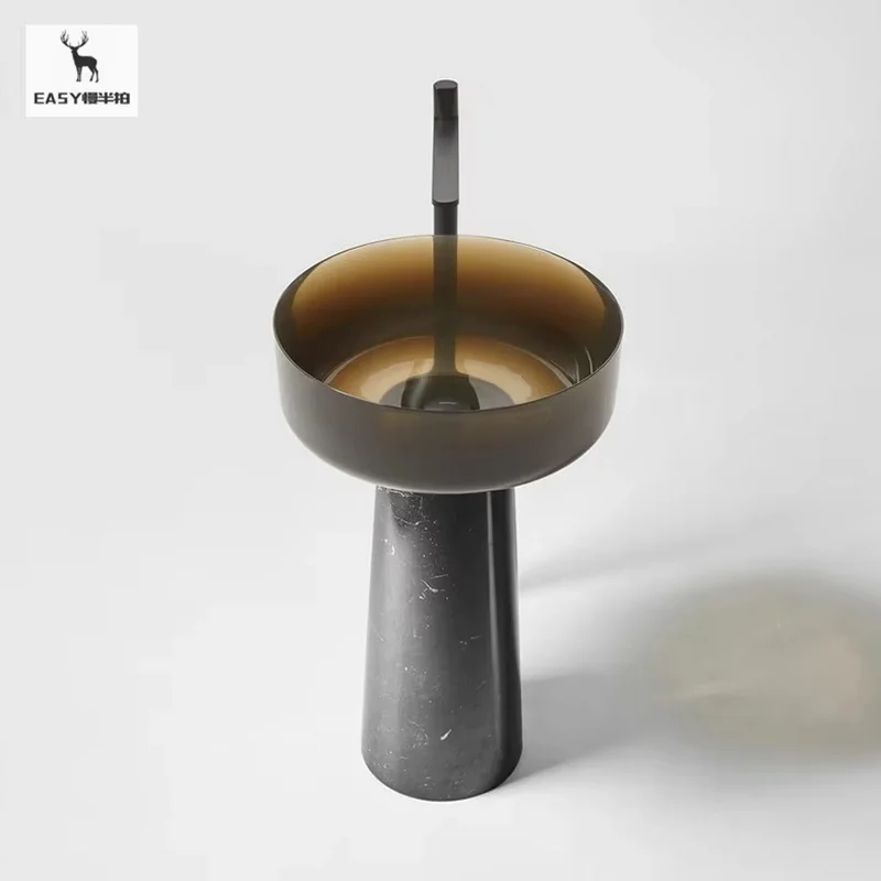 CX151FU Высокое качество для ванной комнаты темно-коричневый прозрачный смоляный