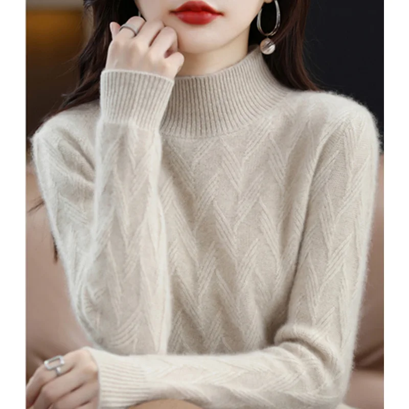 

Fall/winter new sweater bottoming shirt warm jacket temperament sweater woman