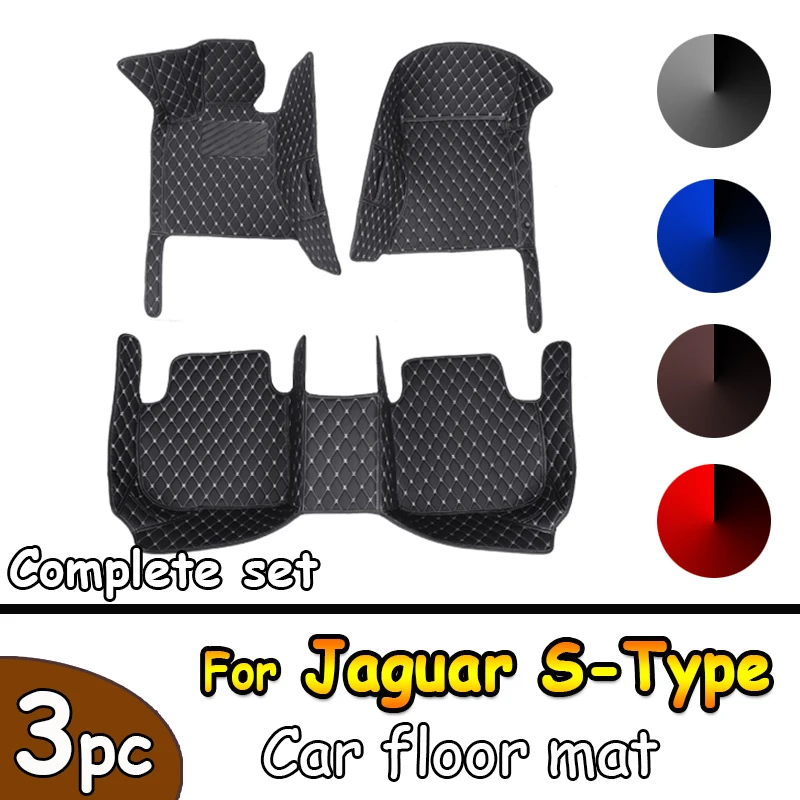 

Автомобильные коврики для Jaguar S-Type SType S Type 1999 ~ 2007, коврик, прочный кожаный коврик, подкладки против грязи, детали интерьера, автомобильные аксессуары
