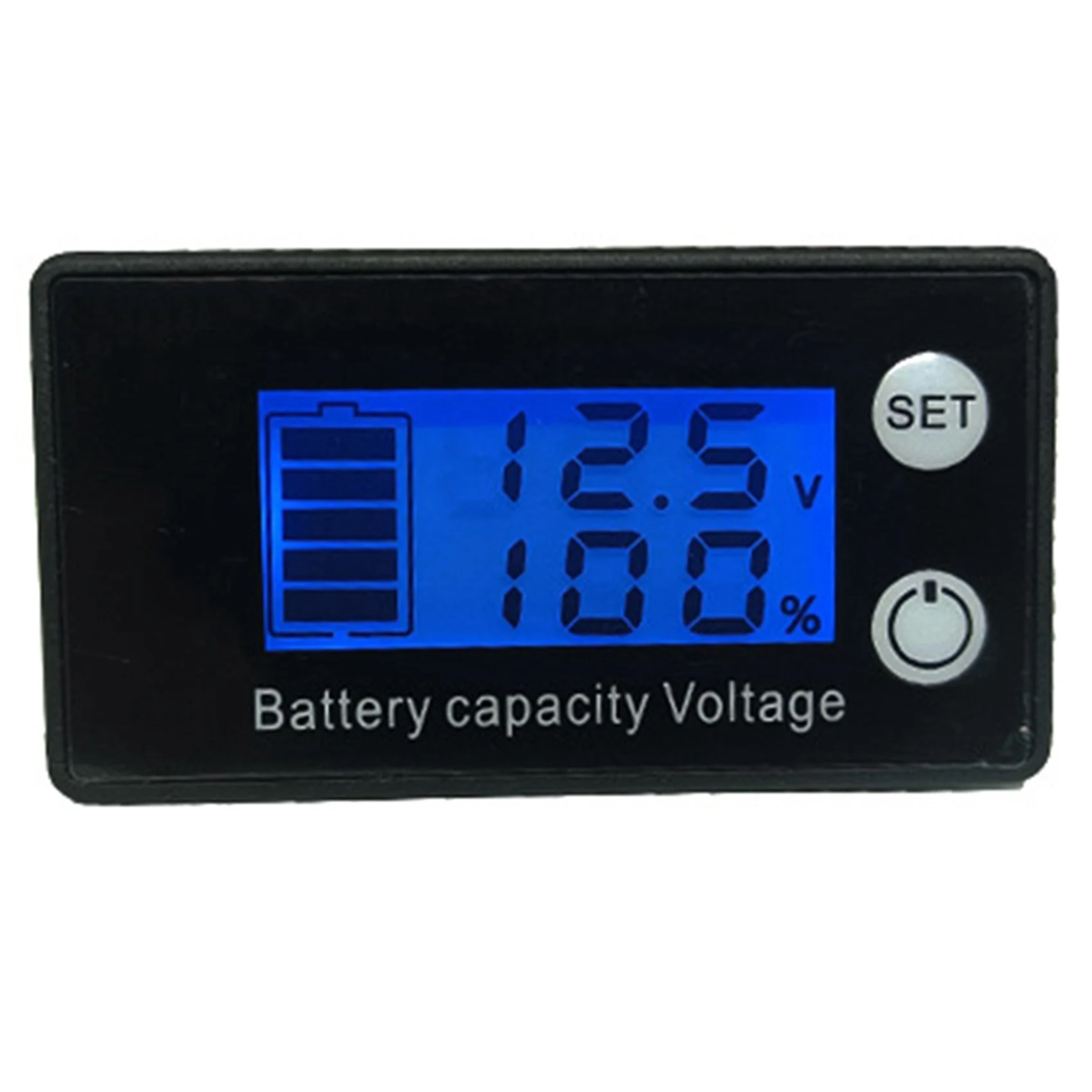

Battery Capacity Indicator DC 7-68V Lead Acid Lithium Car Motorcycle Voltmeter Meter Voltage Gauge(Blue)
