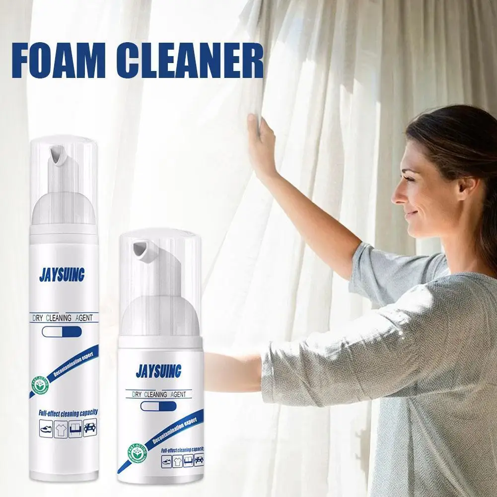

Foam Cleaner Powerful Spray lothing Curtain Mattress Rinse-free Cleaning Stain Tools Cleaner Cleaner Household Foam Remover Y5I7