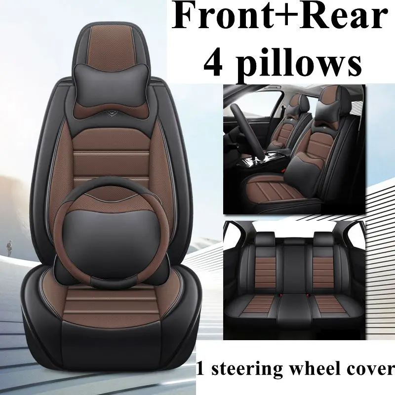 

Комплект чехлов на передние и задние кожаные автомобильные сиденья для Kia VQ Stonic Stinger Sorento Opirus Niro Maxima KCV4 K9 Forte Carens Cadenza Borreg