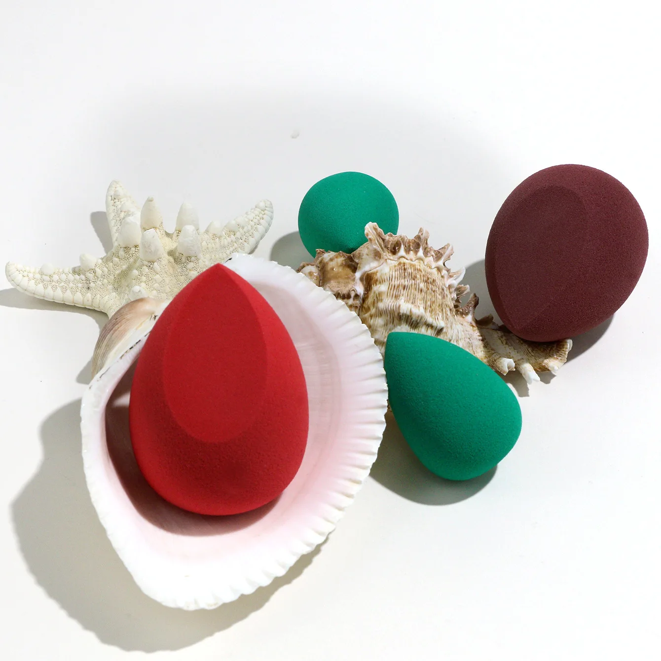 Рождественская губка для макияжа косметическая пуховка комбинированное