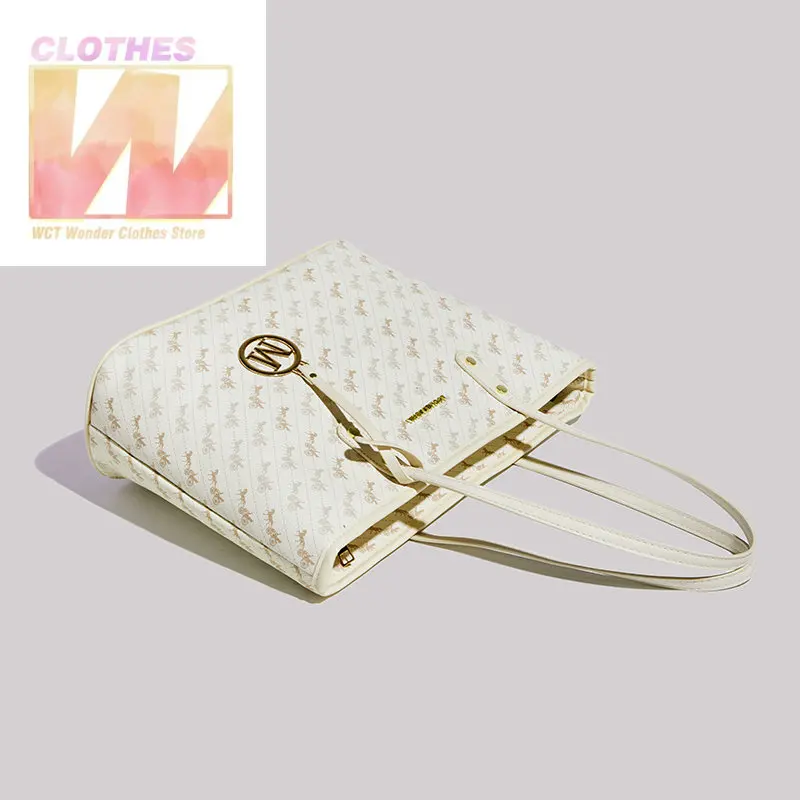 2023 Leather Women's Shopping Bag Large Capacity Tote Bags for Women Designer Female Handbags Japan Style Beach Bag Casual Totes