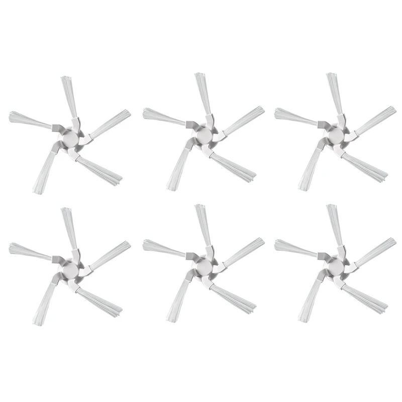 

For Xiaomi Dreame W10 Side Brush 5-Corner Burr Brush Cleaning Replacement Parts Vacuum Cleaner Side Brush 6Pcs