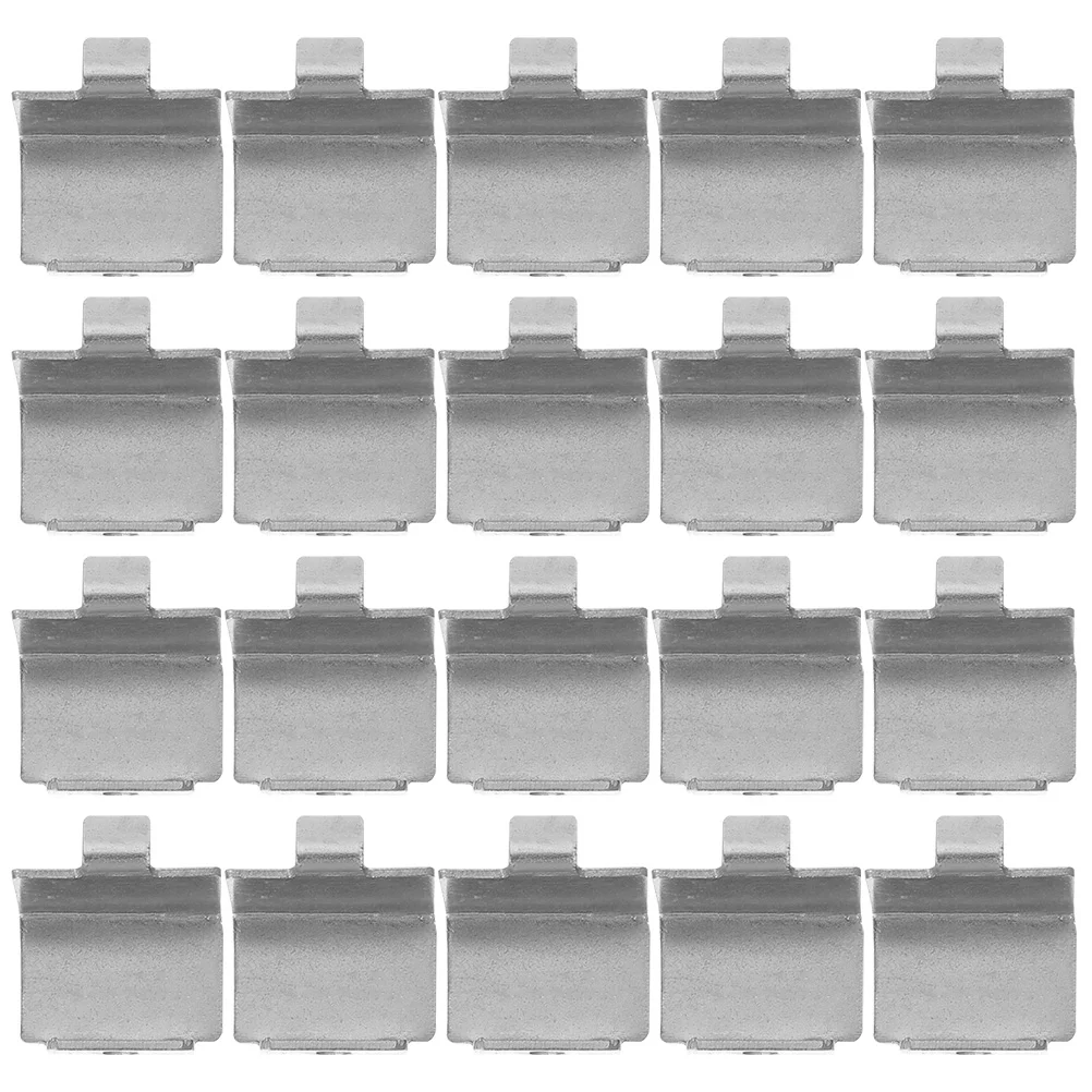 

20pcs Small Metal Shelf Support Cooler Shelf Supports Stainless Steel Shelf Clip Fridge Clip Hooks Refrigerator Shelf Clips