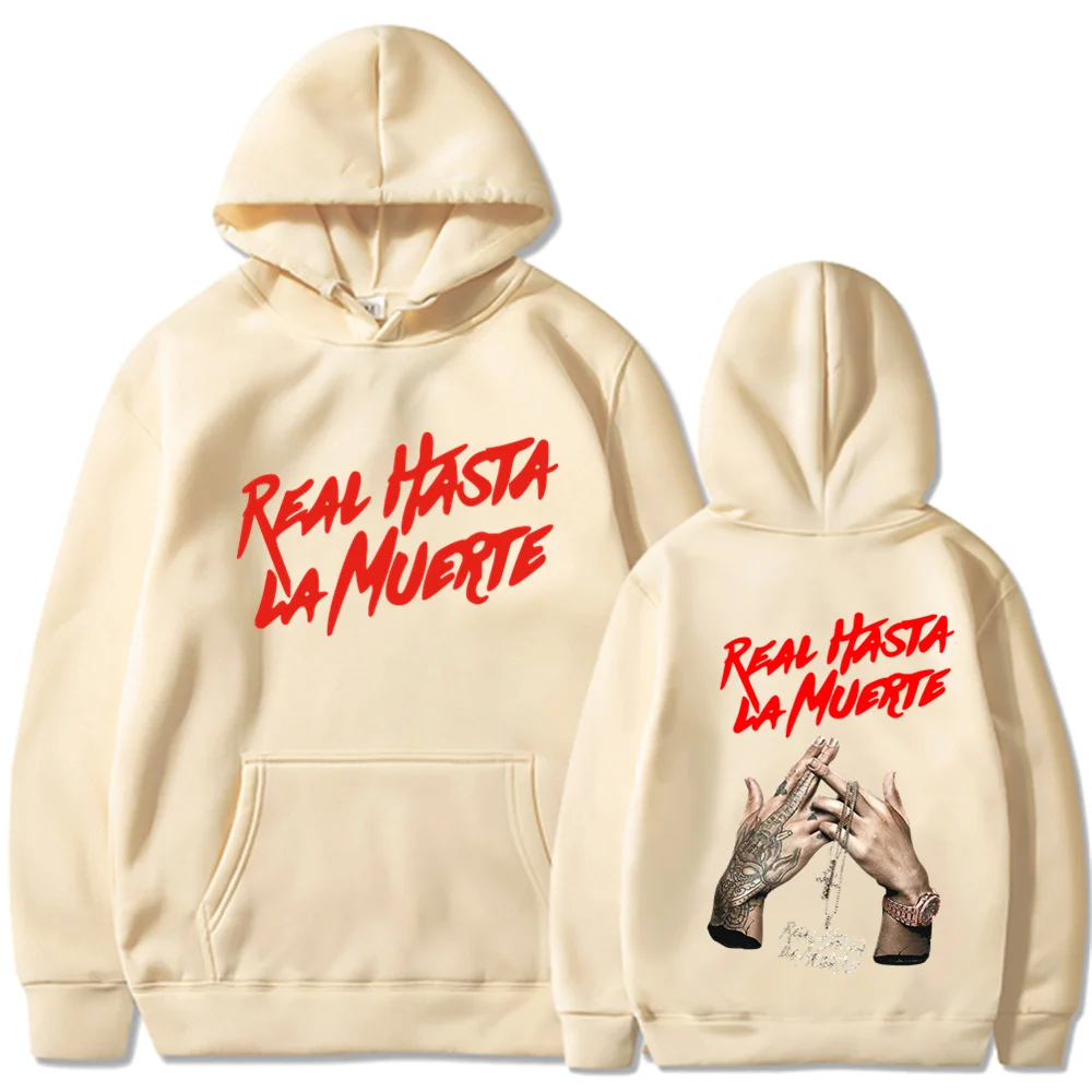 

Anuel AA die Cetak Mantel Sweatshirt Nyata Hasta La Muerte Kostum Olahraga Kasual Pria Wanita Pakaian Anime Pullover die