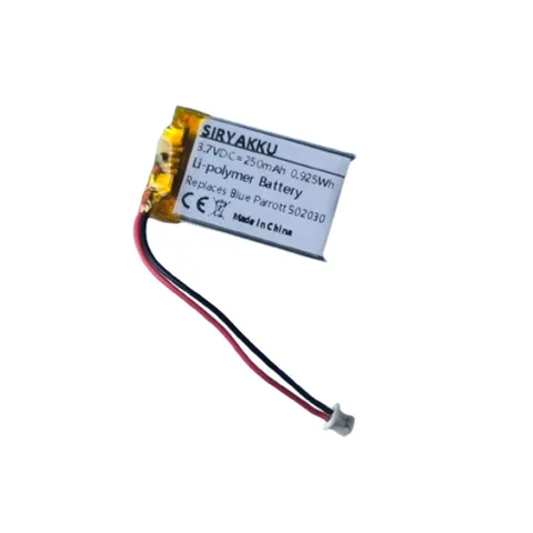 Литий-полимерная аккумуляторная батарея 3,7 В 250 мАч для VXI Blue Parrott B250-XT, PL 602030 , Bluetooth-гарнитура, Road Warrior