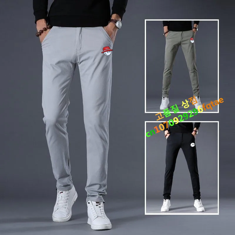 

Мужская одежда для гольфа, брюки, спортивные и повседневные летние тонкие мужские дышащие и быстросохнущие высококачественные брюки для го...