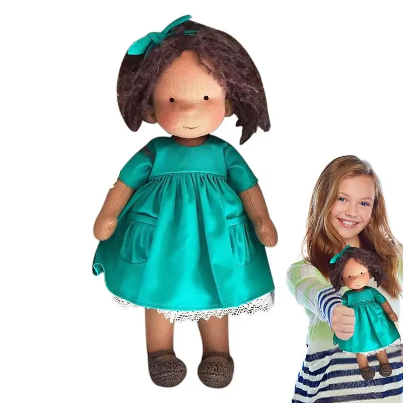 

Dolls Handmade Plushie Girl Toy Doll Baby Girls Cute Doll Plush Figure Toys Rag Doll Ragdoll Plush Stuffed Toy Birthday Gift For