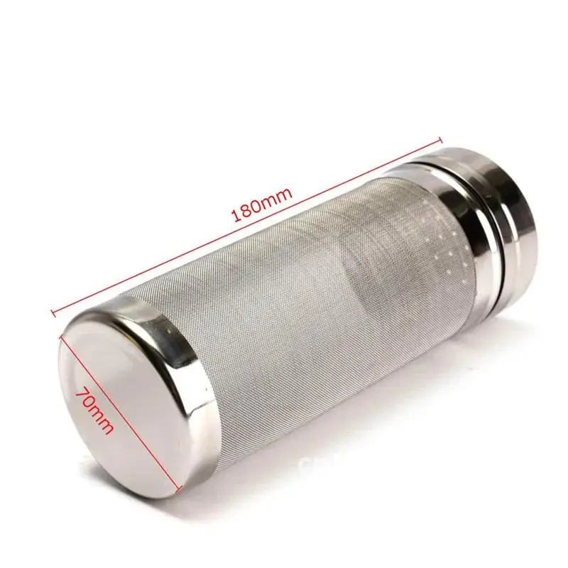 18 см/30 см сетка 300 микрон нержавеющая сталь пивные хмель фильтр для сухих бочонка