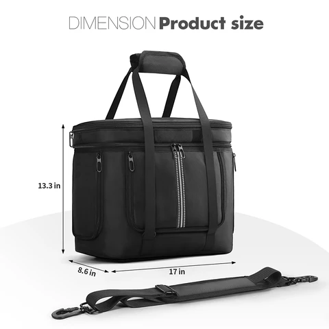 Чехол для переноски Anker SOLIX C1000, портативная сумка для электростанции, водонепроницаемый дорожный защитный чехол с плечевым ремнем