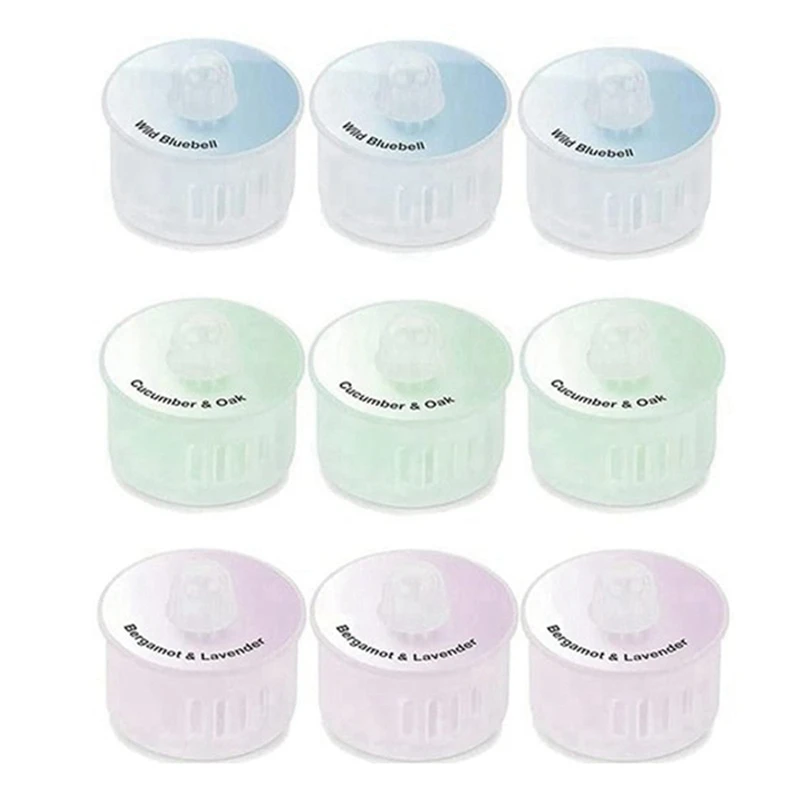 

9Pcs Fragrance Capsules For ECOVACS T9 MAX T9 POWER T9 AIVI Fragrance Air Freshener Lasting Fresh Deodorant Capsules