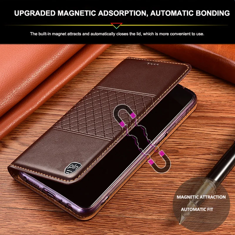 fashion genuine leather flip case for infinix smart 5 6 pro smart hd 2021 zero business phone case shockproof back cover free global shipping