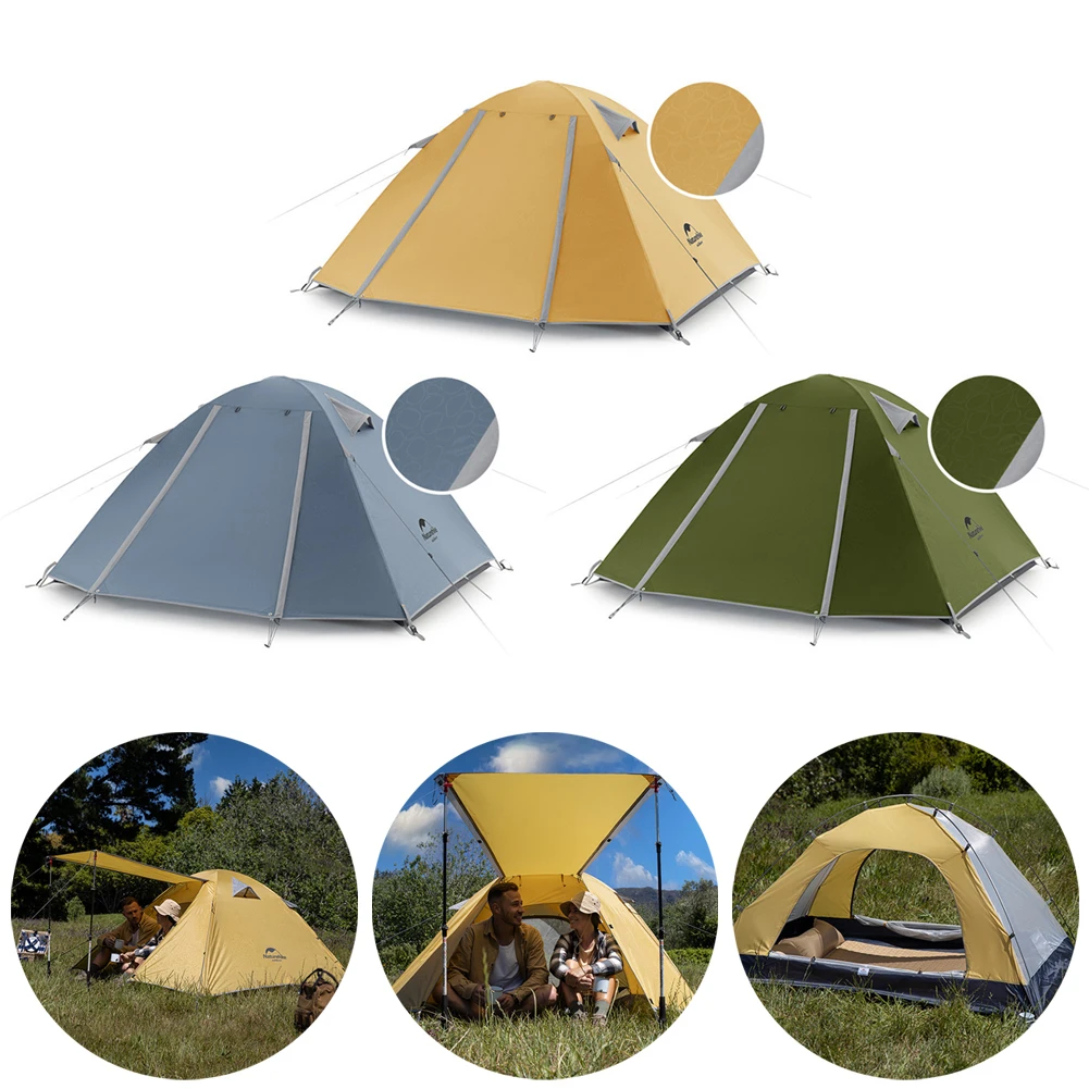 

Палатка Naturehike UPF50 + туристическая Ультралегкая для 4 человек, семейная водонепроницаемая, для пляжа или складная кровать/матрас