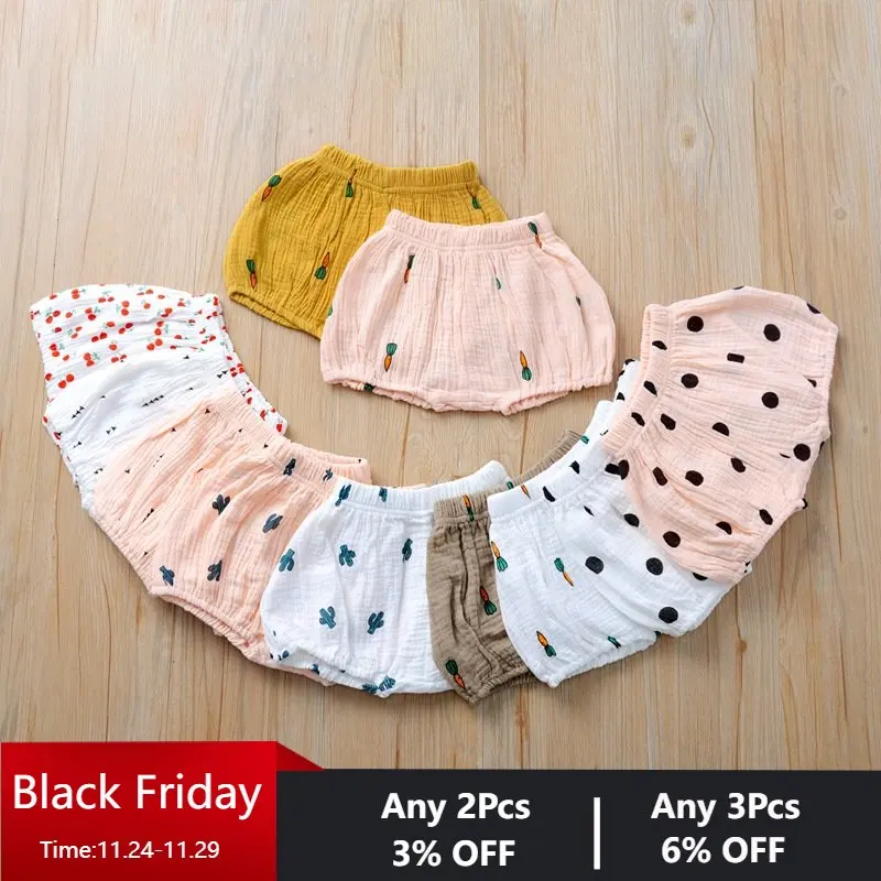 

Baby Kids Short Pants Cartoon Printed Spring Bottom for Children Boys and Girls Cotton Shorts